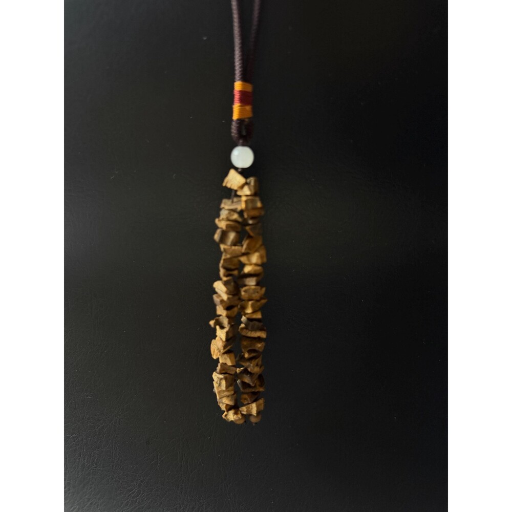 Natural Agarwood Car Charm Certified Aloeswood Hanging Ornament Car Mirror Decor
